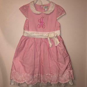 The children’s place 3T dress embroidered “A”